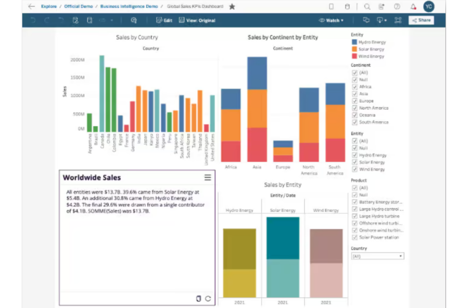 Yseop screenshot - El Top 10 de los Mejores Software de Generación de Lenguaje Natural de 2026