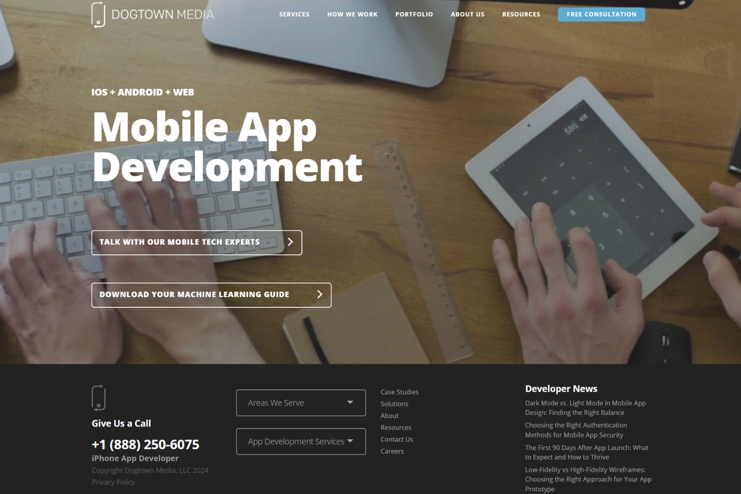 Dogtown Media screenshot - Las 10 mejores empresas de desarrollo de aplicaciones para iPad analizadas en 2026