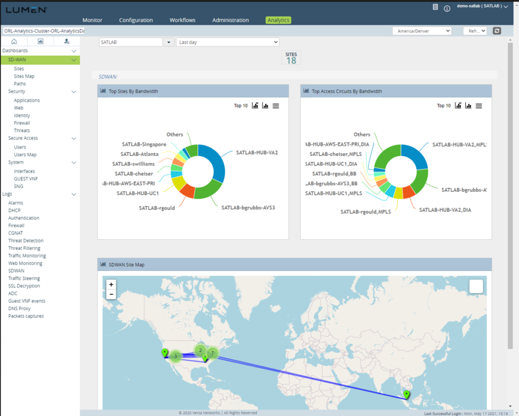 Lumen SD-WAN screenshot - Las 10 Mejores Soluciones SD-WAN Analizadas en 2026