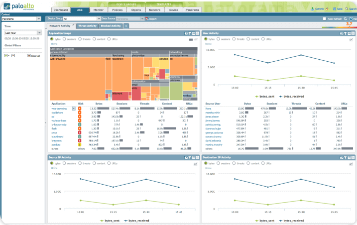 Palo Alto Networks screenshot - 10 mejores soluciones y plataformas de gestión de dispositivos IoT en 2026