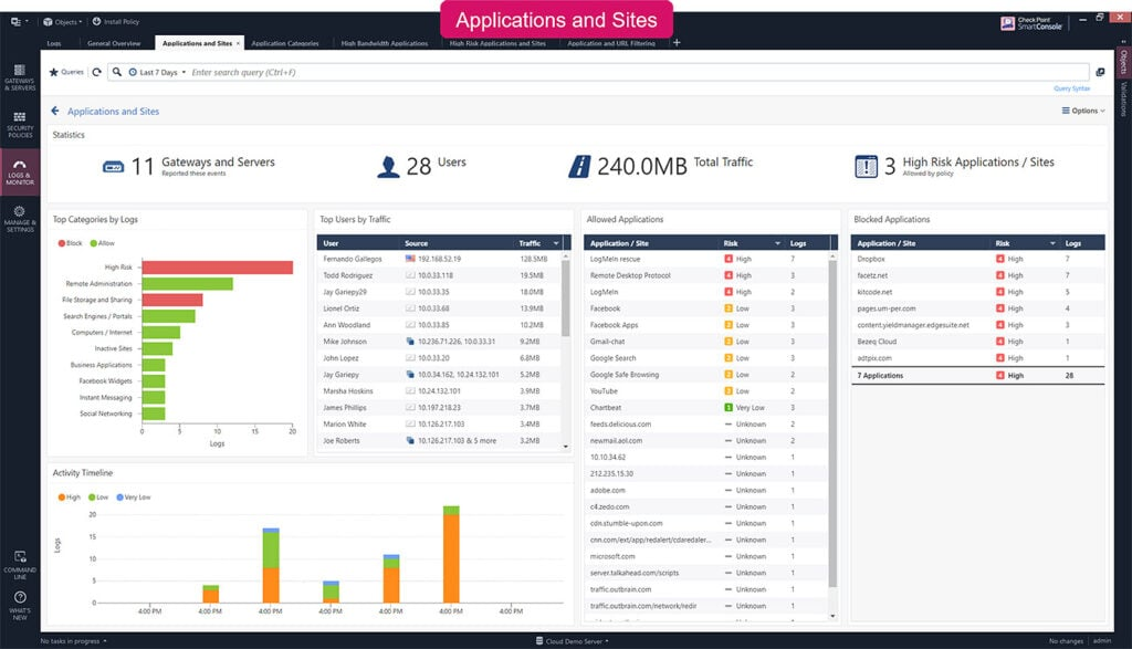 Check Point screenshot - 10 Mejores Herramientas de Gestión de Aplicaciones Móviles de 2026