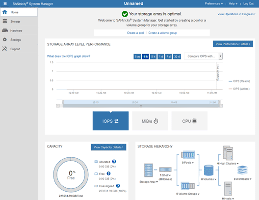 SANtricity screenshot - 10 Mejores Programas de Balanceo de Carga Analizados en 2026