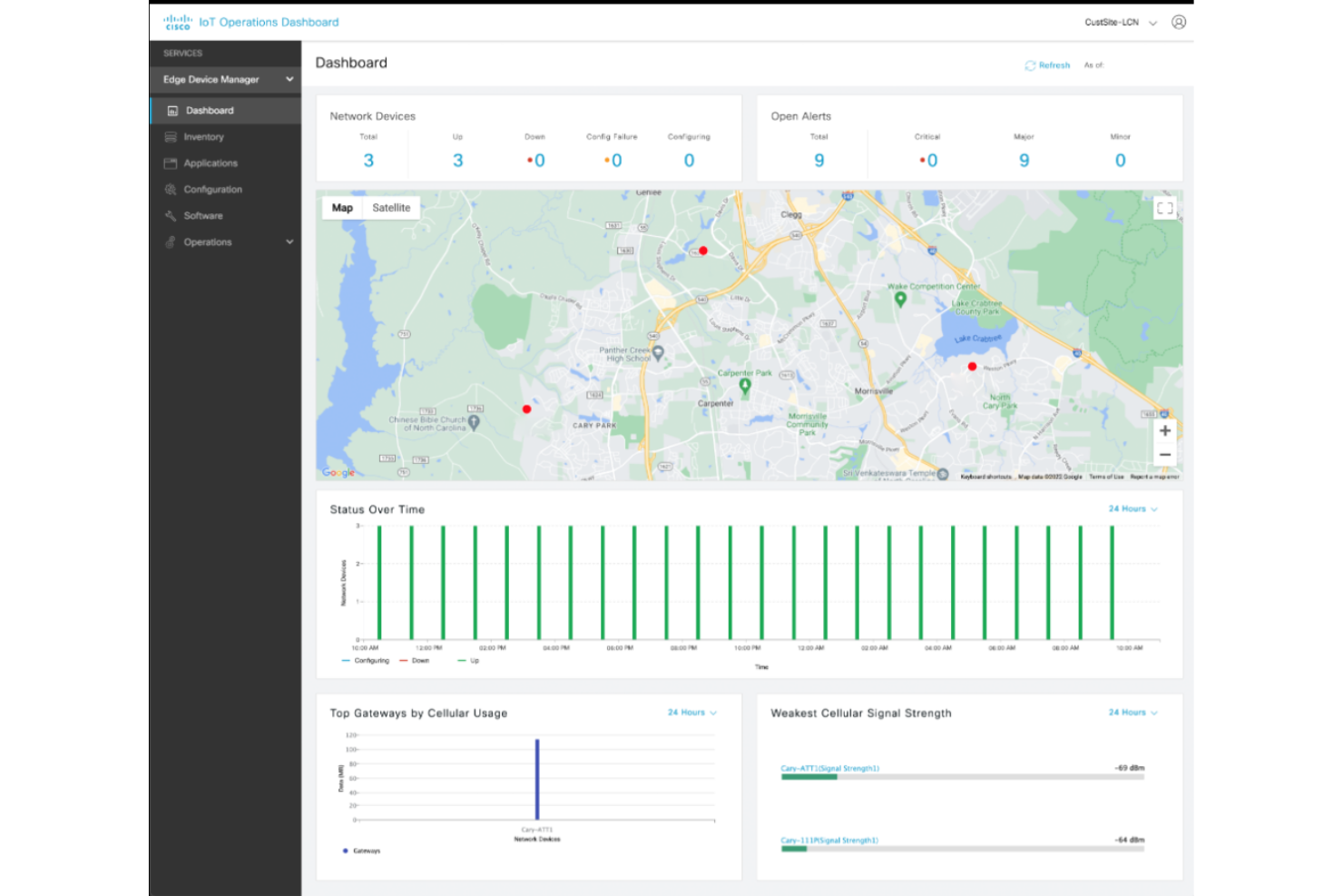 Cisco IoT Analytics screenshot - Top 10 Mejores Plataformas de Analítica IoT de 2026
