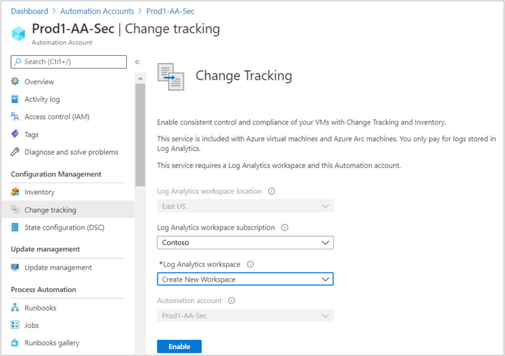 Azure Automation &amp; Control screenshot - 10 Mejores Herramientas SCM Revisadas en 2026