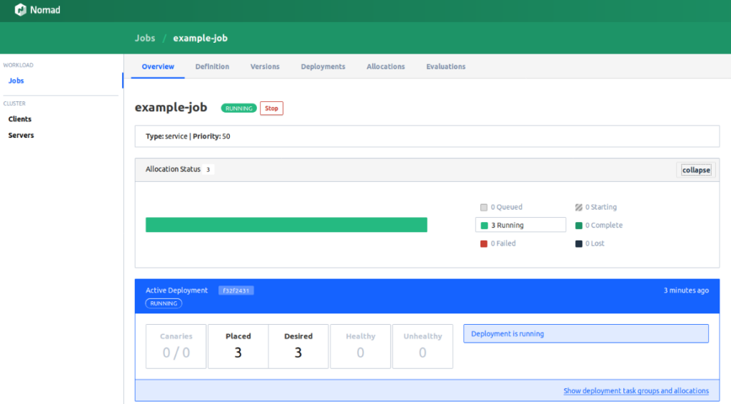 Nomad by HashiCorp screenshot - La Lista Definitiva: Los 10 Mejores Software de Despliegue de 2026