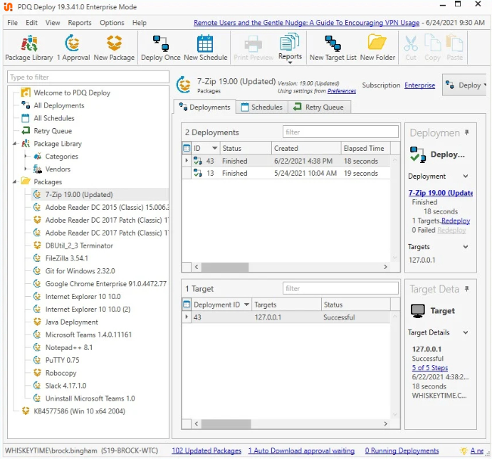 PDQ screenshot - La Lista Definitiva: Los 10 Mejores Software de Despliegue de 2026