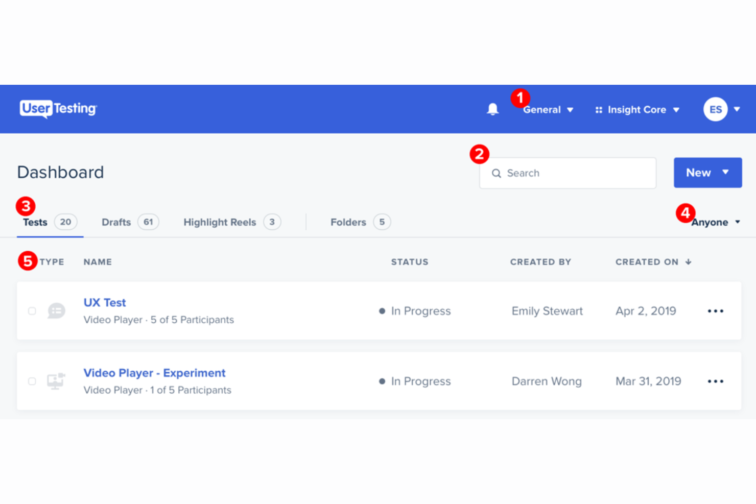 UserTesting screenshot - Los 10 mejores programas de gestión de pruebas beta en 2026