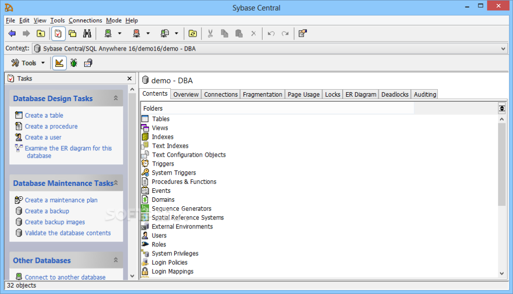 SAP SQL Anywhere screenshot - Los 10 Mejores Programas de Seguridad de Datos para 2026