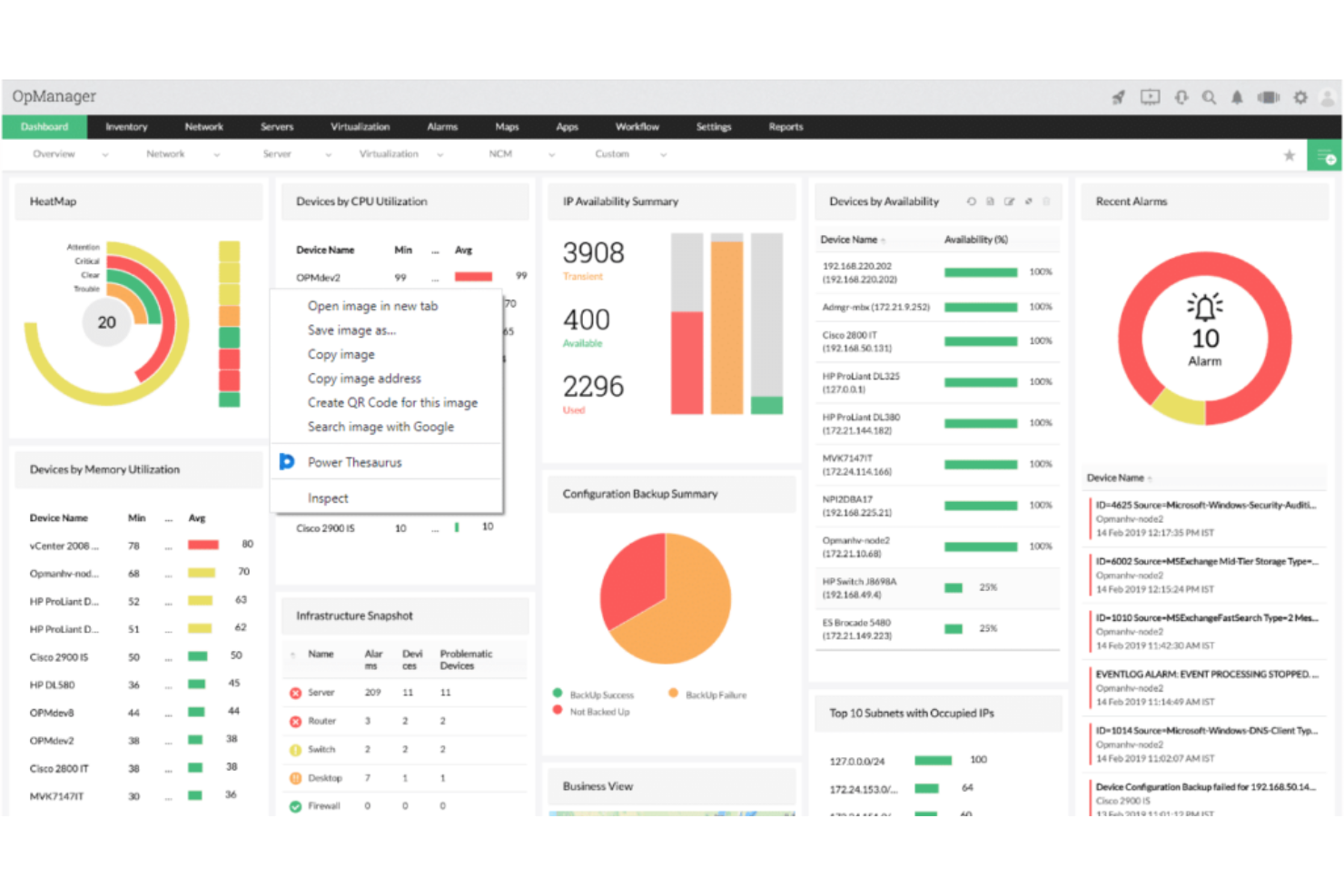 ManageEngine Mobile Device Manager Plus screenshot - 10 mejores herramientas de gestión de la movilidad empresarial de 2026