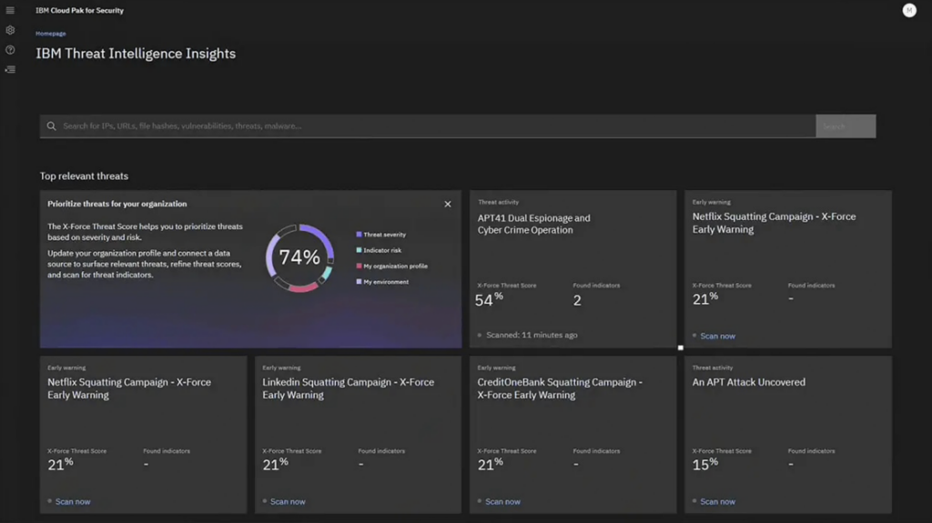 IBM Cloud Security screenshot - 15 Mejores Proveedores de Seguridad en la Nube para Prevenir Amenazas 2026