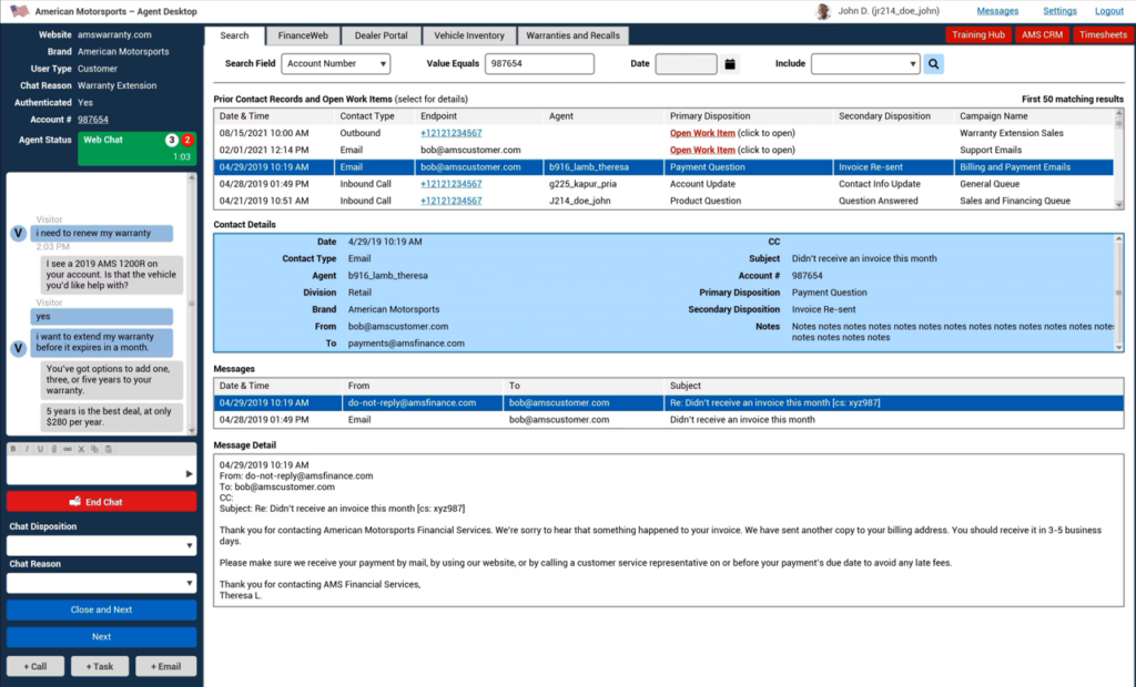 USAN Contact Suite for Amazon Connect screenshot - 10 Mejores Plataformas de Comunicación en la Nube Analizadas en 2026