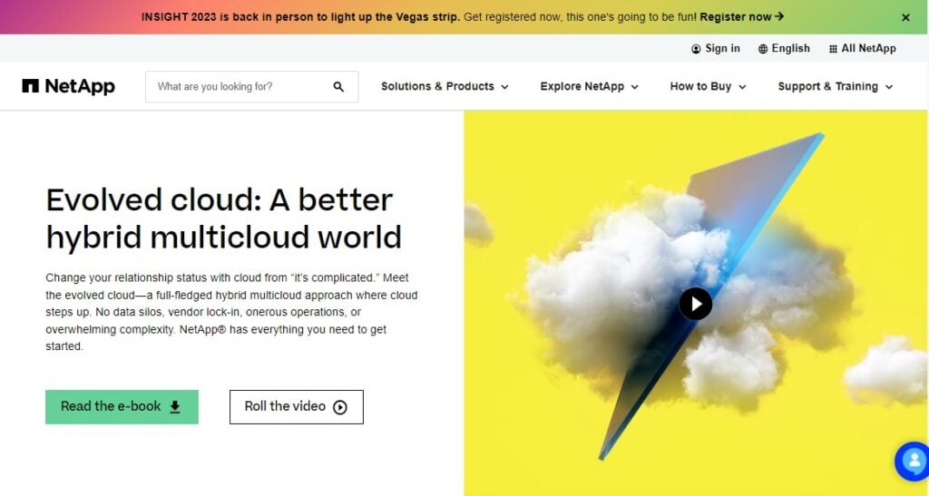 NetApp screenshot - 10 Mejores Plataformas Multi-Nube B2B Para Las Empresas De Hoy