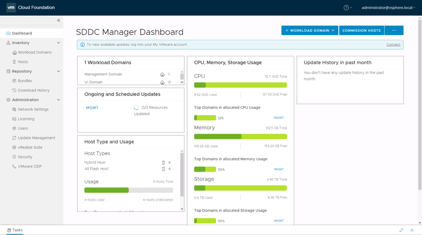 VMware Cloud Foundation screenshot - 10 Mejores Plataformas Multi-Nube B2B Para Las Empresas De Hoy