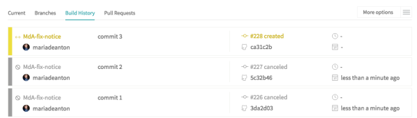 Travis CI screenshot - Las 10 mejores herramientas CI/CD revisadas en 2026
