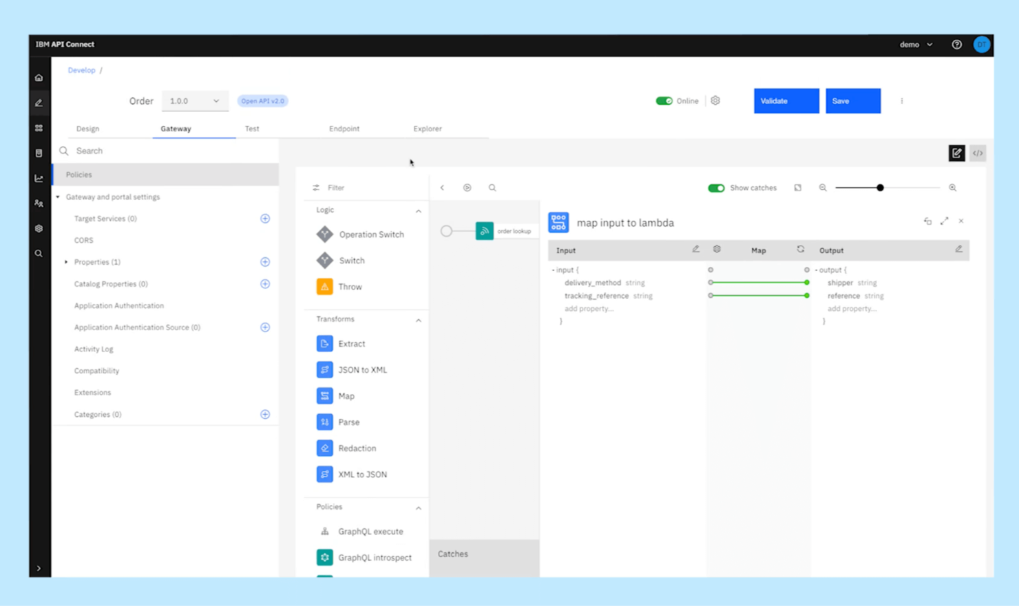 IBM API Connect screenshot - Guía de las 10 mejores herramientas API para 2026