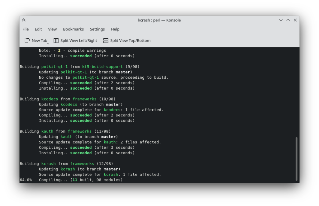 Konsole screenshot - 10 Mejores Emuladores de Terminal Evaluados en 2026