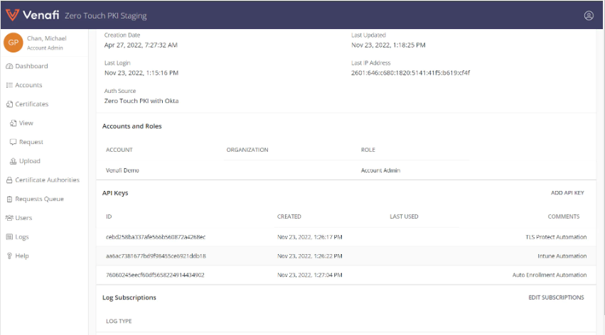 Venafi screenshot - Ciber Inteligente: Guía De Los 10 Mejores Software PKI De 2026