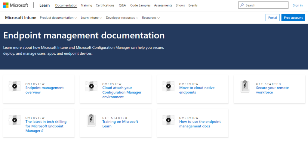 Microsoft Intune screenshot - 10 Mejores Alternativas a ConnectWise Analizadas en 2026
