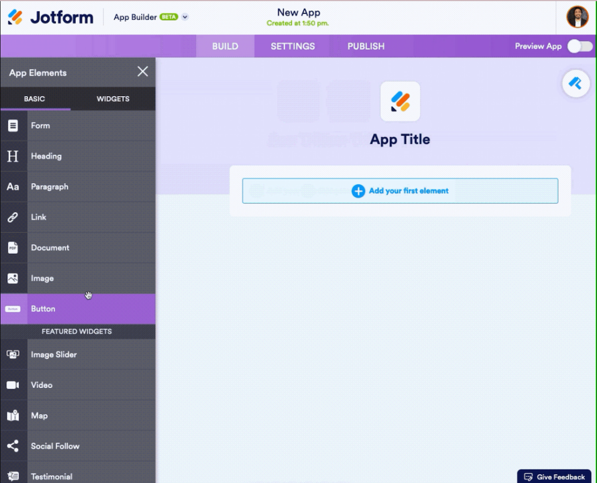 Jotform Apps screenshot - 10 Mejores Plataformas de Desarrollo Sin Código Reveladas en 2026