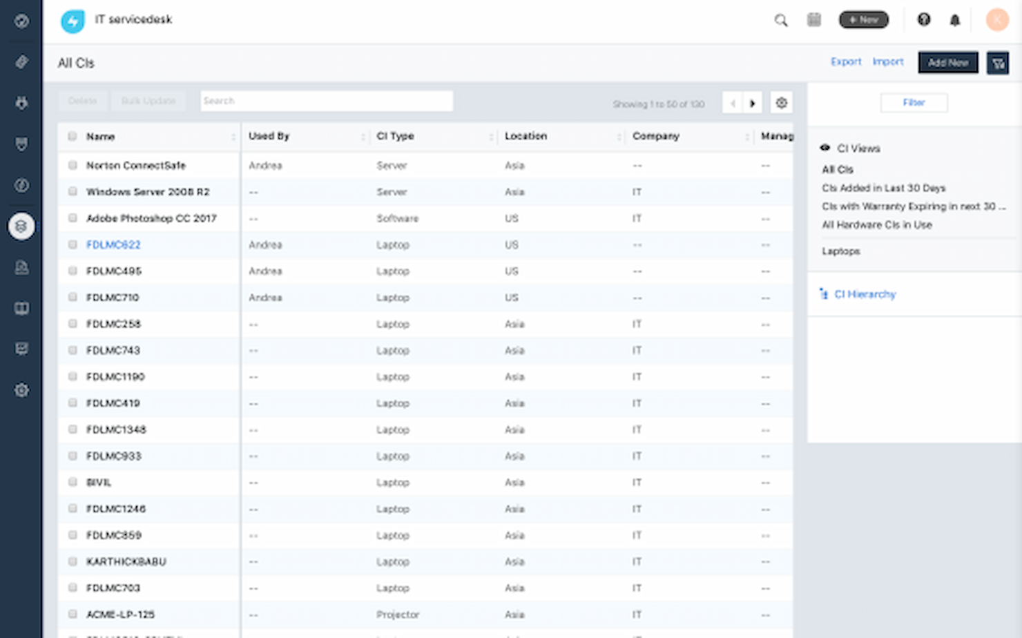 Freshservice screenshot - Los 10 Mejores Programas de Gestión de Activos para Equipos de TI en 2026
