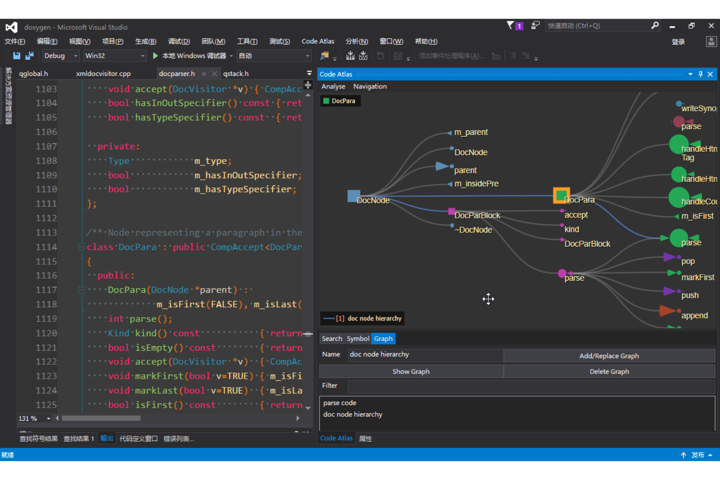 Code Graph screenshot - 10 Mejores Herramientas de Visualización de Código Reseñadas en 2026