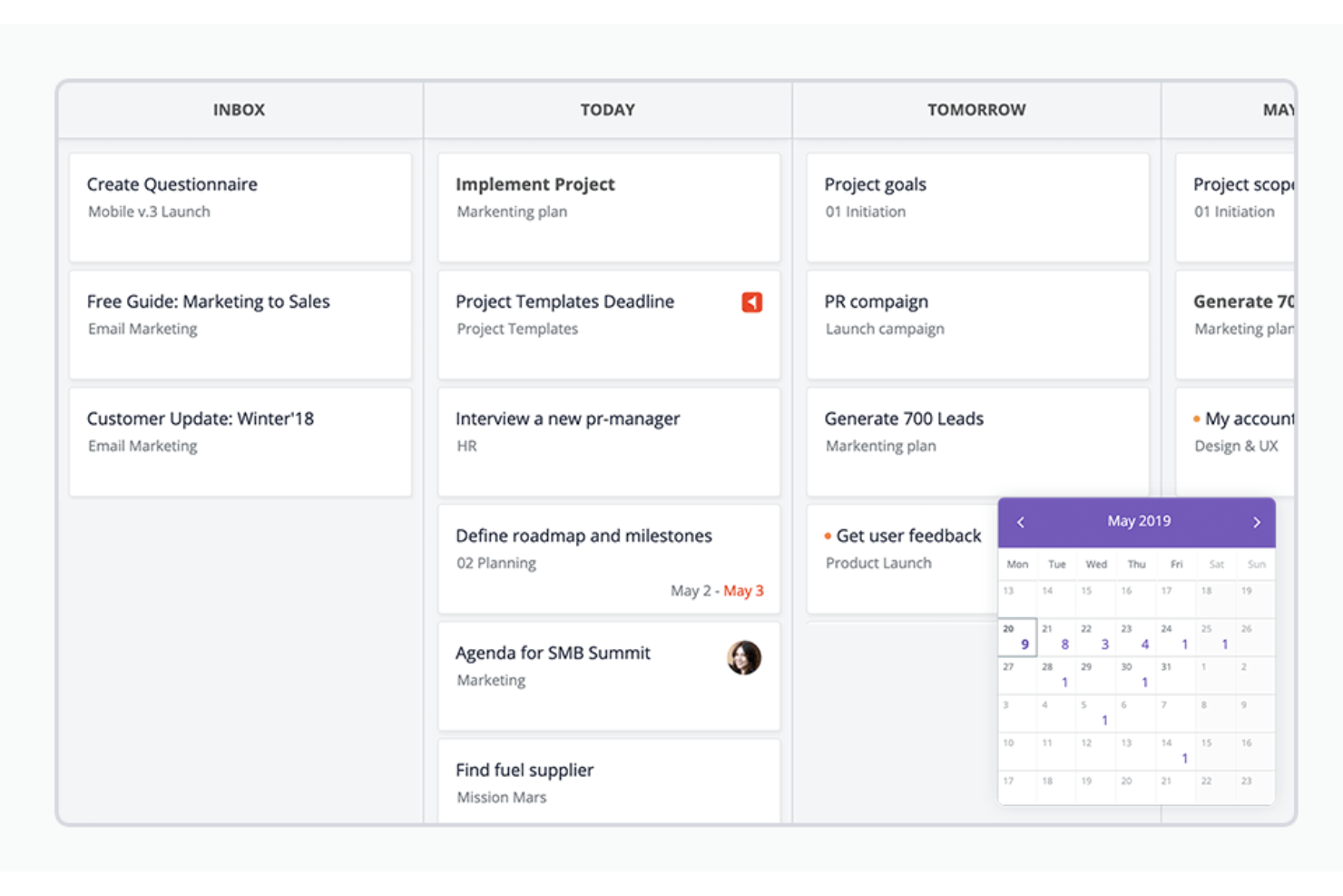 GoodDay screenshot - Las 10 mejores herramientas gratuitas de seguimiento de errores revisadas para 2026