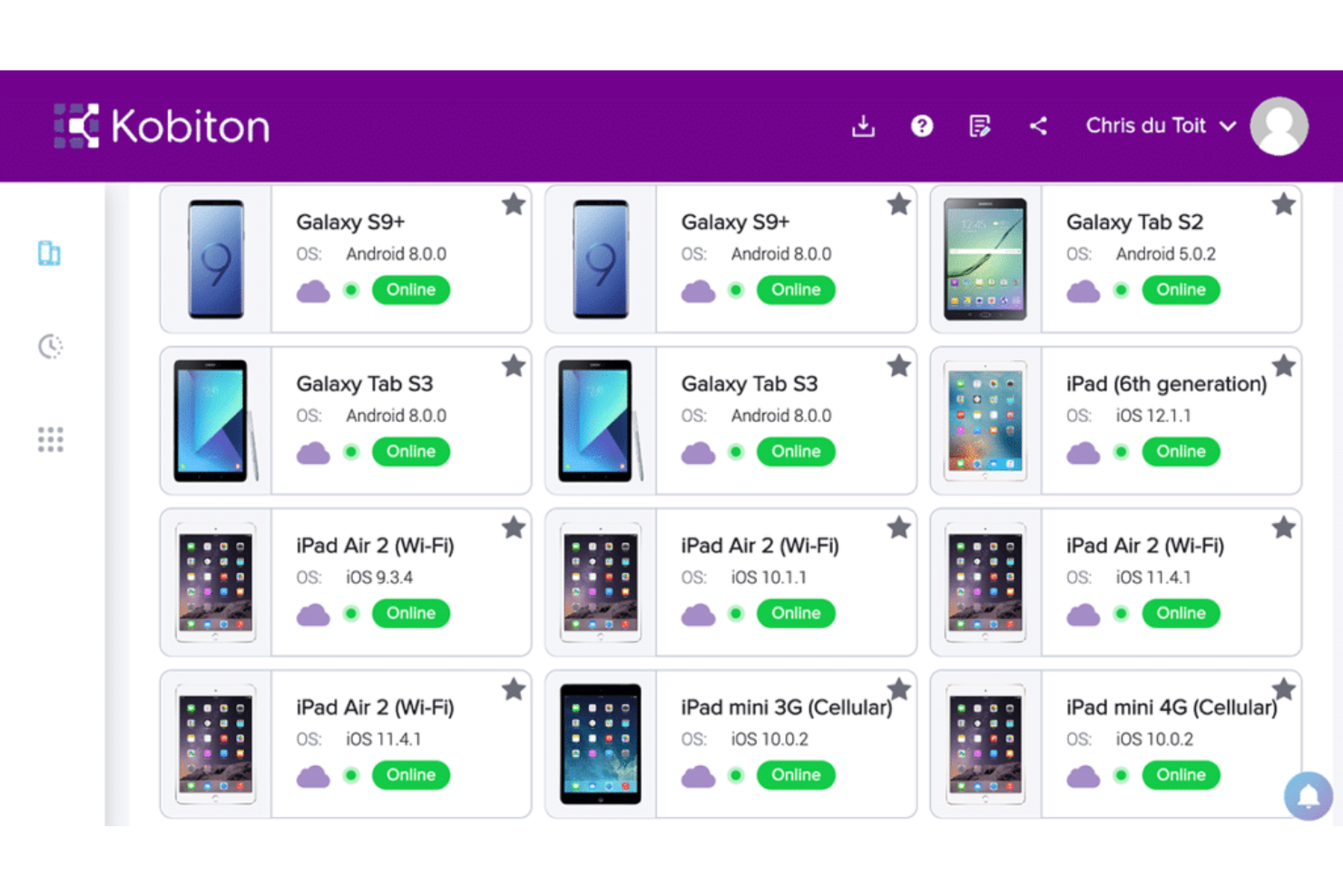 Kobiton screenshot - 20 Mejores Herramientas de Automatización de Pruebas Móviles en 2026