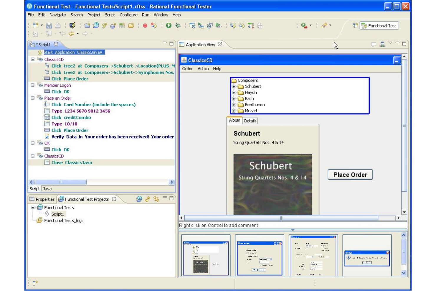 IBM Rational Functional Tester (RFT) screenshot - Las 10 Mejores Herramientas de Pruebas Continuas Analizadas para 2026