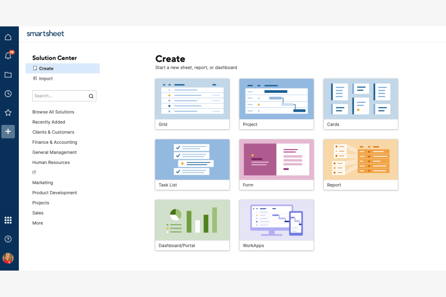 Smartsheet screenshot - 10 mejores alternativas a Wrike reseñadas en 2026