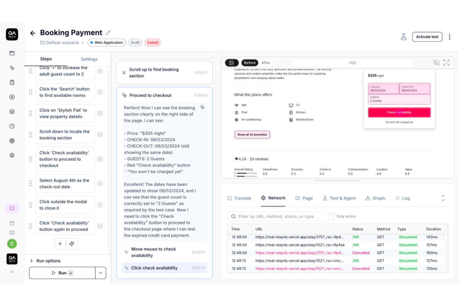 QA.tech screenshot - Los 10 Mejores Herramientas de Automatización QA para Pruebas de Software en 2026