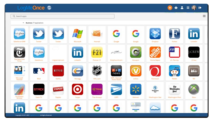 LogMeOnce screenshot - Descubre Las 10 Mejores Herramientas de Monitoreo de la Web Oscura Hoy