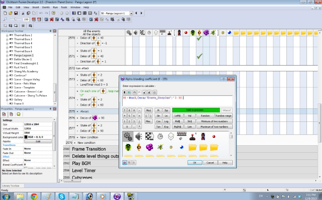 Clickteam Fusion screenshot - 10 Mejores Software Empresariales para el Desarrollo de Videojuegos en 2026