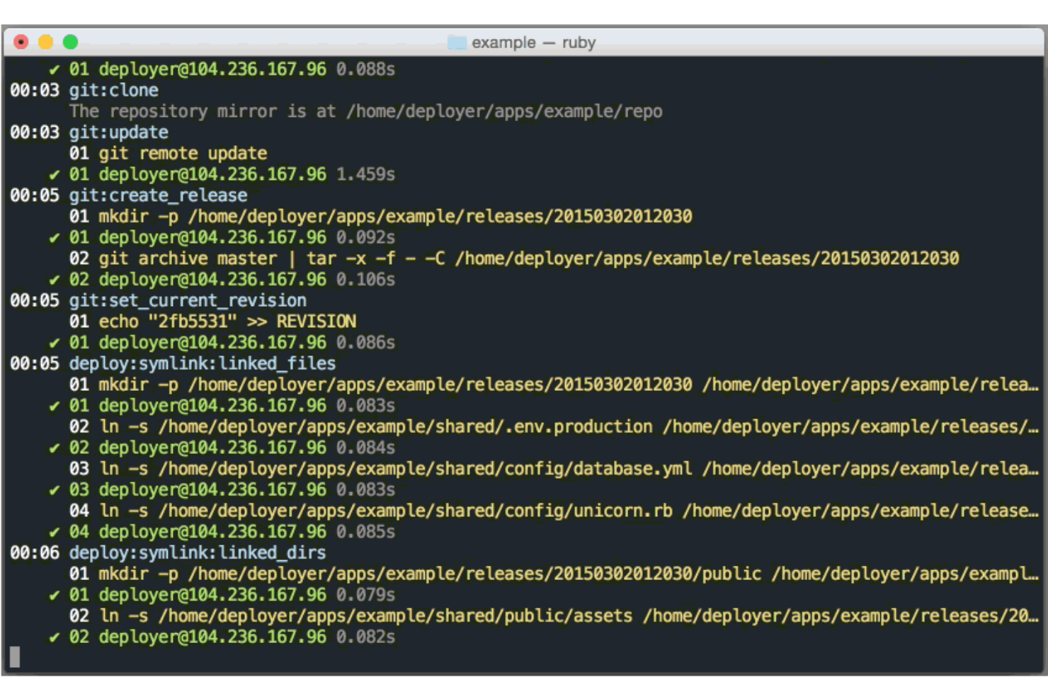 Capistrano screenshot - 10 Mejores Herramientas de Despliegue DevOps Analizadas en 2026