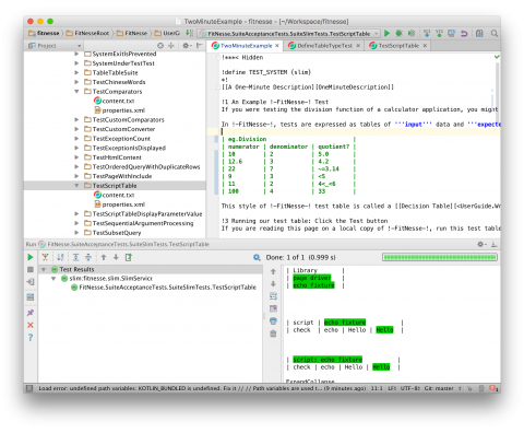 FitNesse screenshot - 10 Mejores Herramientas de Pruebas BDD Revisadas en 2026