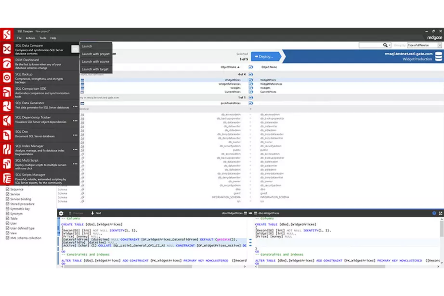 Redgate screenshot - 10 Mejores Herramientas de Despliegue DevOps Analizadas en 2026