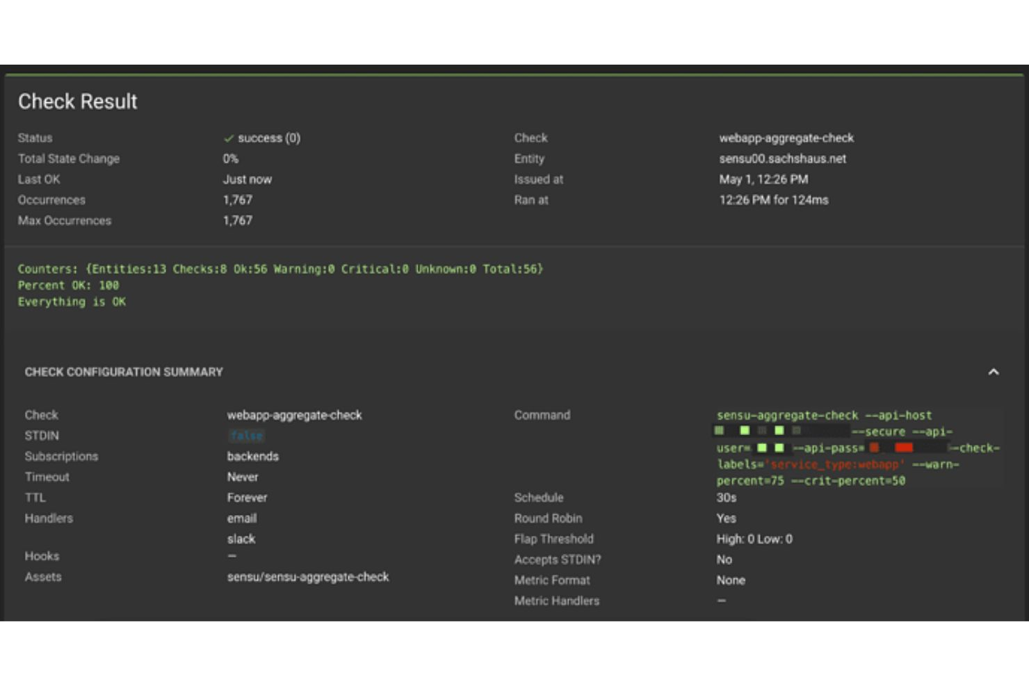 Sensu screenshot - 10 Mejores Herramientas de Pruebas IoT Analizadas en 2026