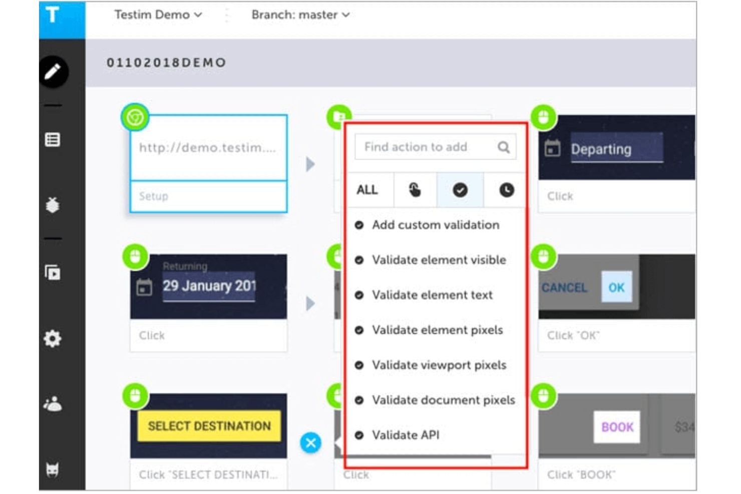 Tricentis Testim screenshot - 10 Mejores Herramientas de Pruebas de API Evaluadas en 2026