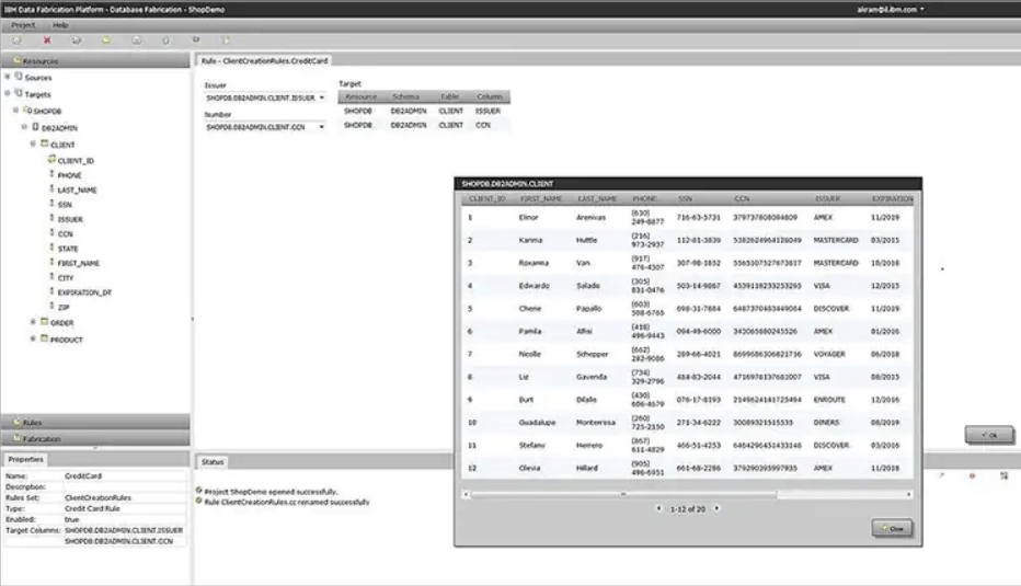 IBM Test Data Management screenshot - 10 Mejores Herramientas de Gestión de Datos de Prueba Analizadas para 2026