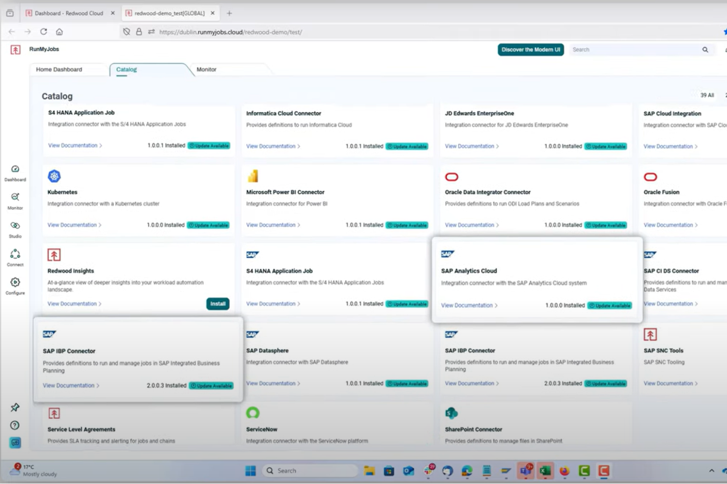 RunMyJobs by Redwood screenshot - 10 Mejores Herramientas de Orquestación DevOps Analizadas en 2026