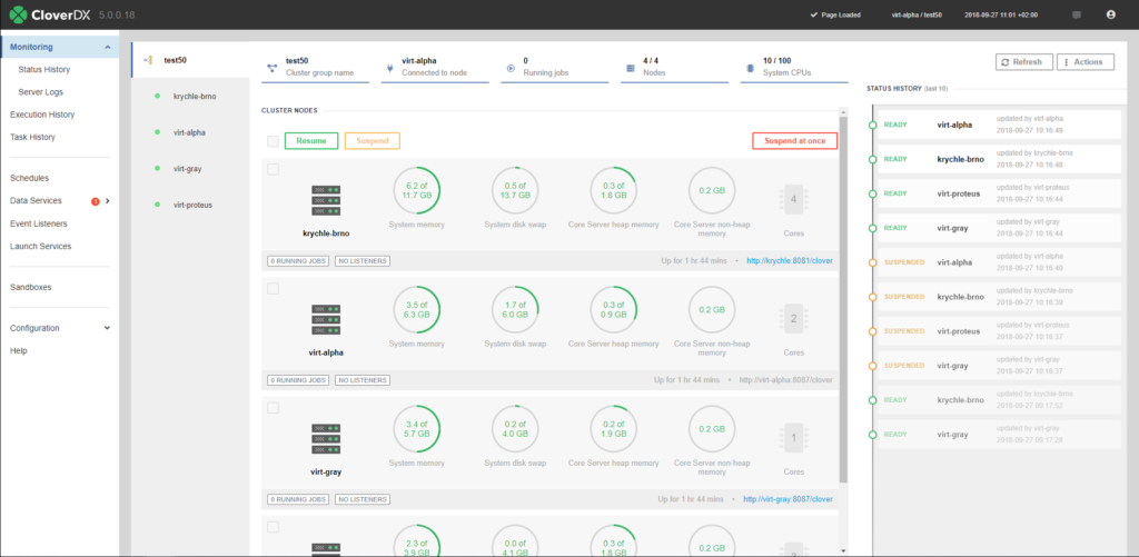 CloverDX screenshot - 10 Mejores Herramientas ETL de Código Abierto Analizadas en 2026