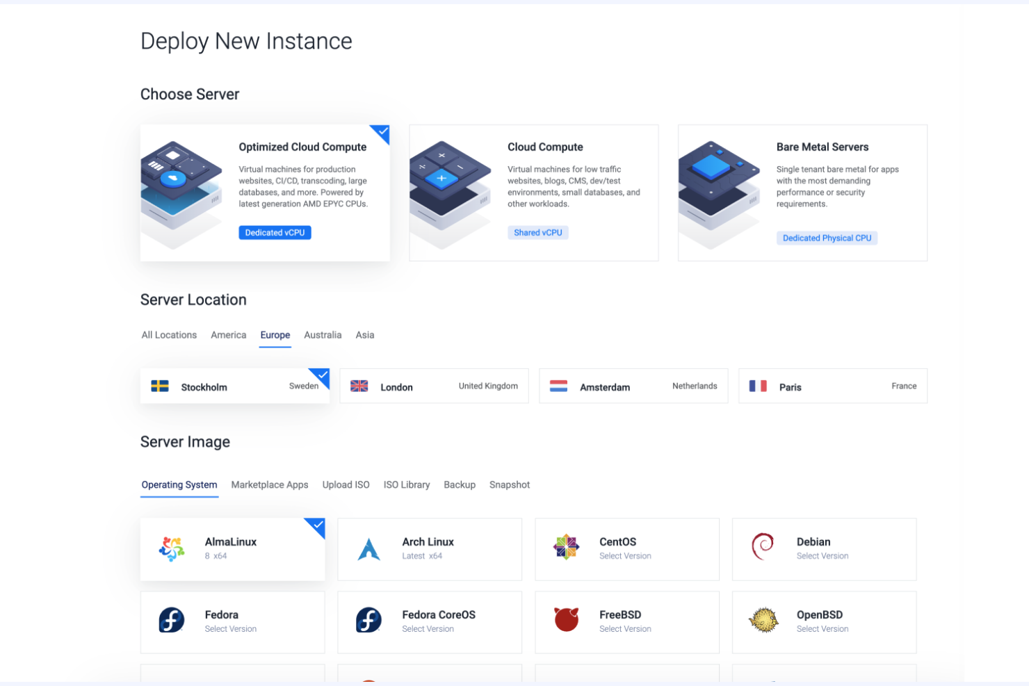 Vultr screenshot - 10 Mejores Alternativas a DigitalOcean Analizadas en 2026