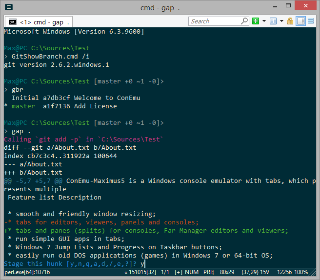 ConEmu screenshot - 10 Mejores Emuladores de Terminal Evaluados en 2026
