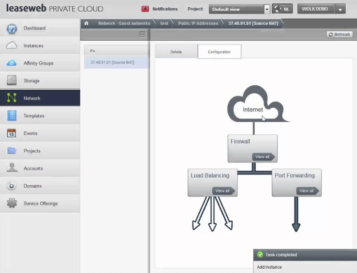 Leaseweb screenshot - Guía de los 10 mejores software de computación cuántica en la nube de 2026