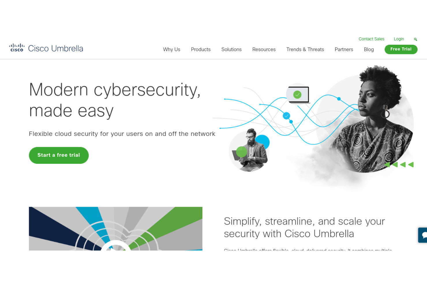 Cisco Umbrella screenshot - 10 Mejores Proveedores de Ciberseguridad para Empresas en 2026