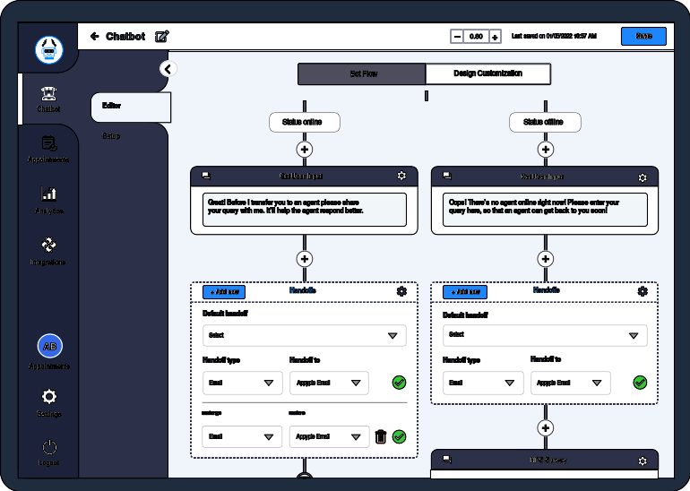 Appy Pie screenshot - 10 mejores creadores de aplicaciones con función de arrastrar y soltar revisados en 2026