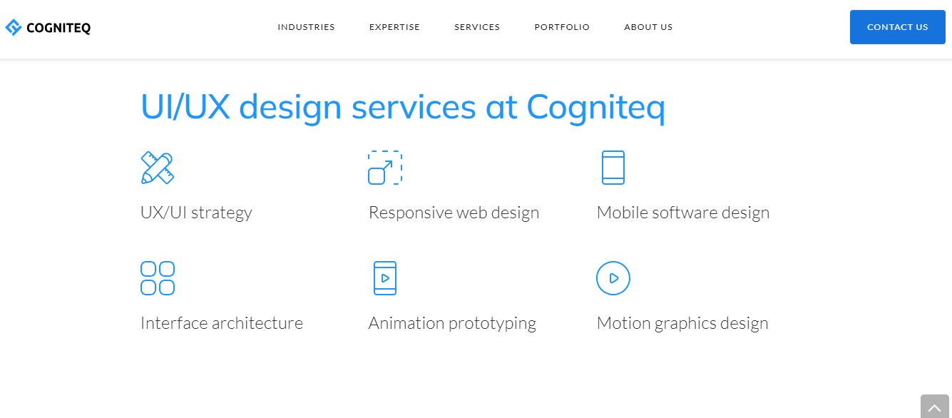 Cogniteq screenshot - 10 Mejores Servicios de Desarrollo de Aplicaciones Multiplataforma en 2026