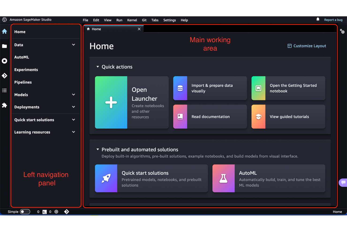 Amazon SageMaker screenshot - Die 10 besten Tools zur Nachverfolgung von ML-Experimenten im Jahr 2026