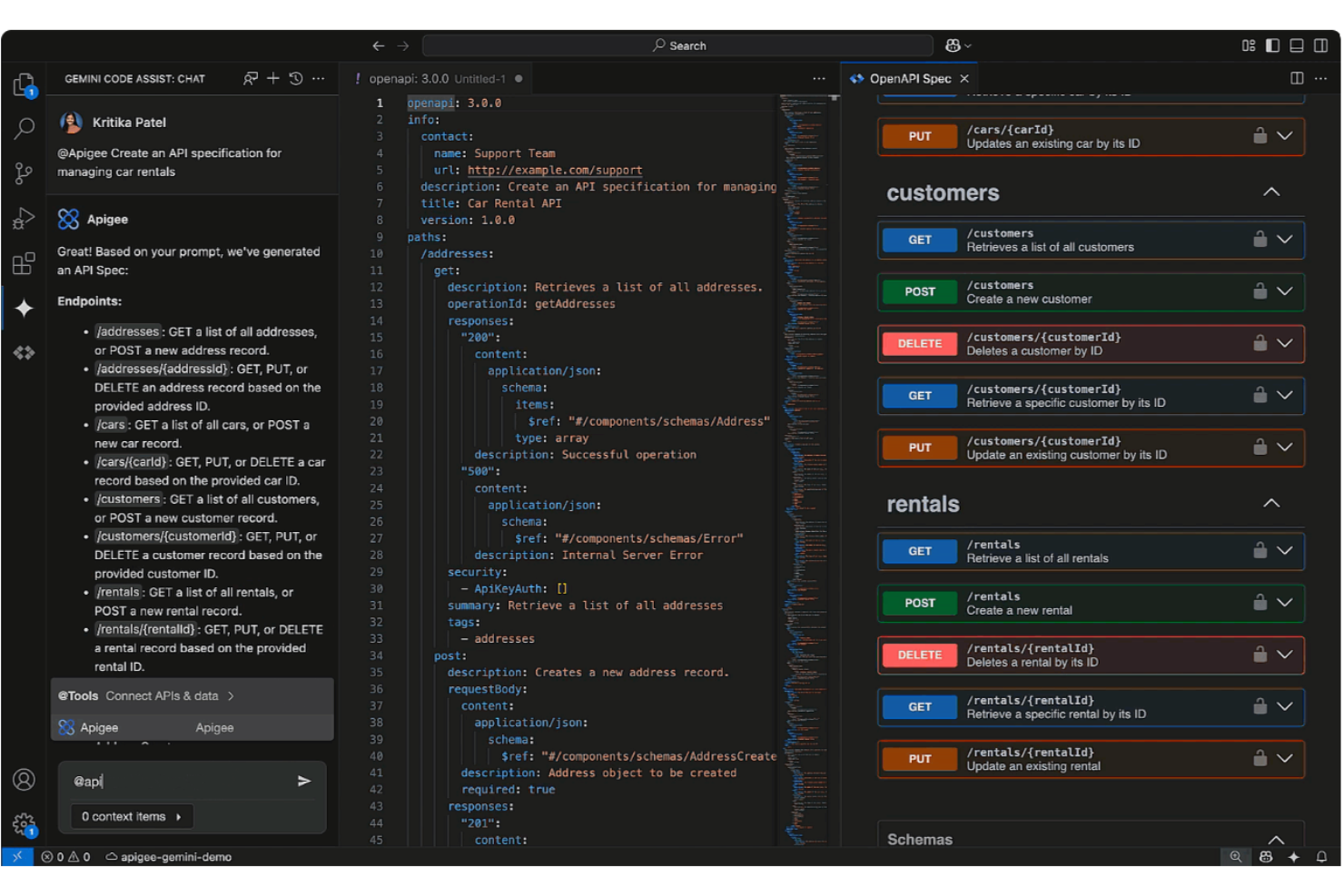 Gemini Code Assist screenshot - 10 beste tools voor codeherstructurering in 2026