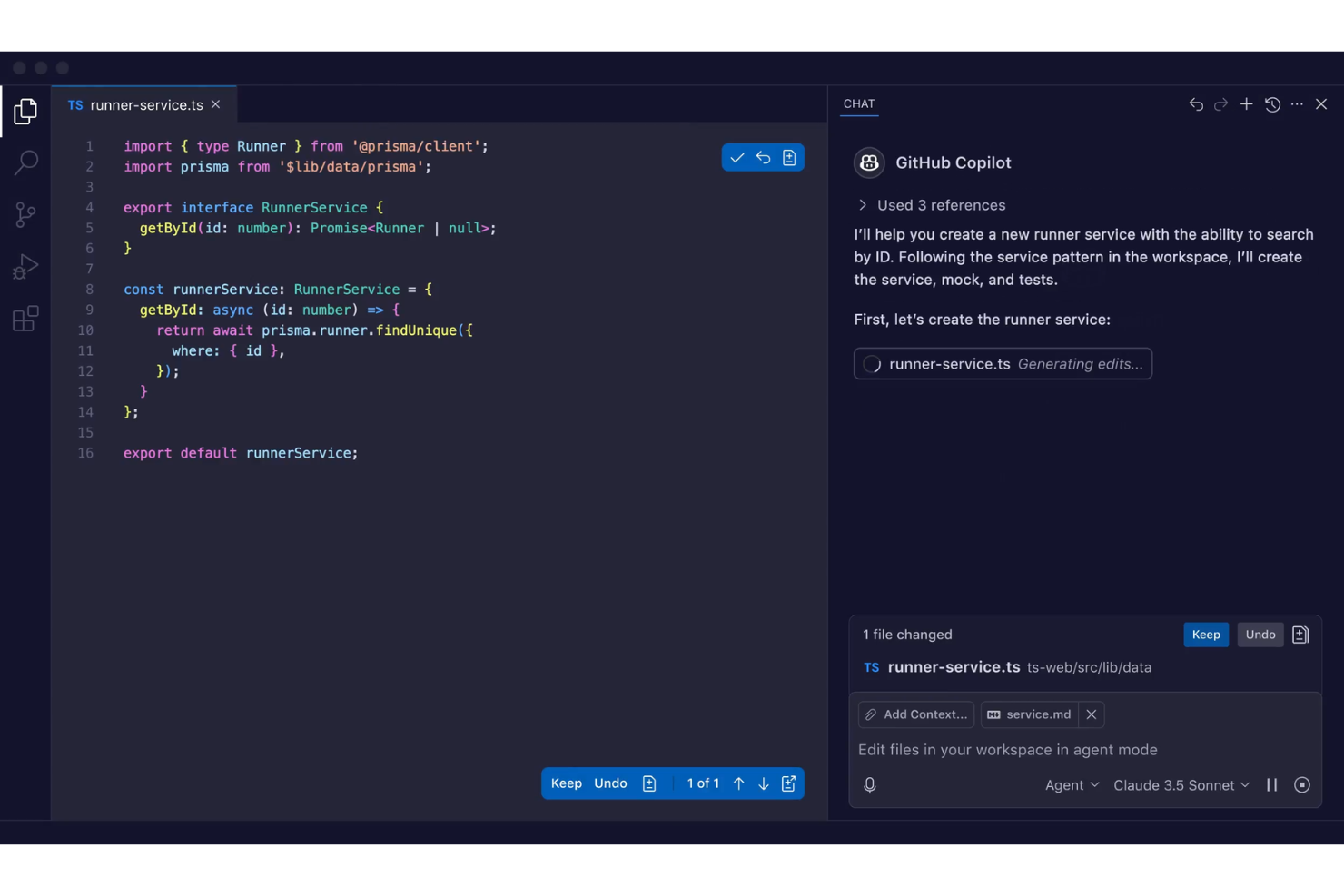 GitHub Copilot screenshot - 10 beste tools voor codeherstructurering in 2026