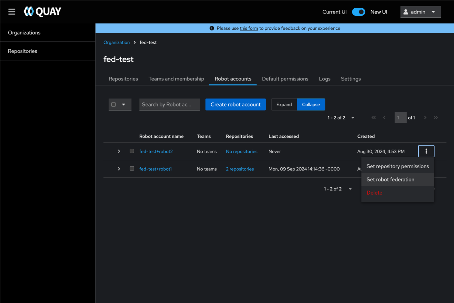 Red Hat Quay screenshot - 10 beste tools voor artefactrepositories in 2026